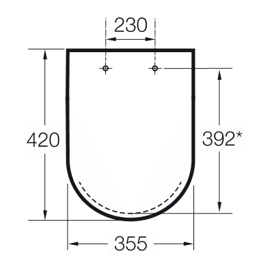 Roca WC sėdynė su dangčiu Dama-N Compact 2