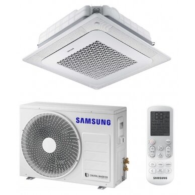 Samsung bevėjis šilumos siurblys oro kondicionierius AC120RN4DKG/EU + AC120RXADKG/EU