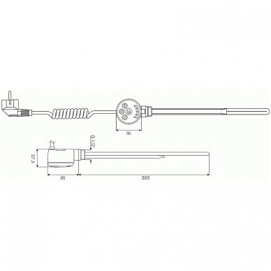 Terma kaitinimo elementas MEG (600 W) 2