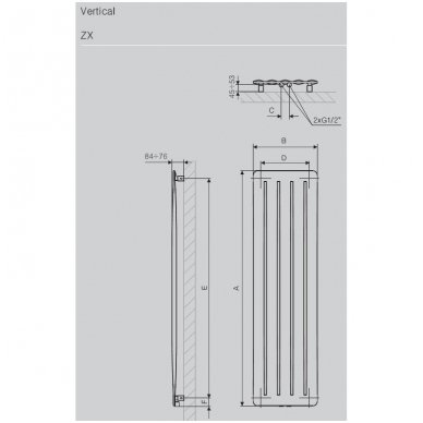 Terma Technologie vandeninis gyvatukas Aero Vertical 2