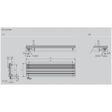 Terma Technologie vandeninis gyvatukas Sherwood Horizontal 3