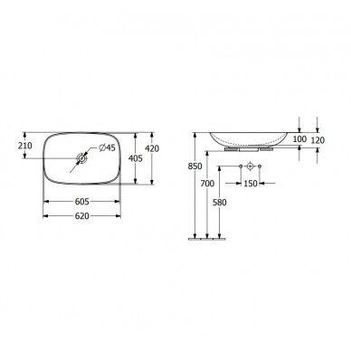 Villeroy&Boch baldinis praustuvas 560x380 Loop&Friends 4