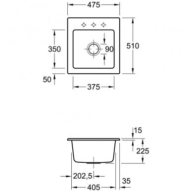 Villeroy&Boch plautuvė Subway XS 6781 2