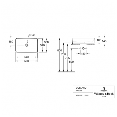 Villeroy&Boch praustuvas 560x360 Collaro 2