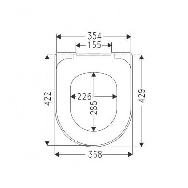 Villeroy&Boch WC sėdynė su dangčiu Softclose O.Novo 9M38S101 3