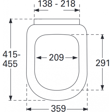 Villeroy&Boch WC sėdynė su dangčiu Subway 9M55Q101/9M55S101 2