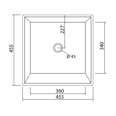 Vispool baldinis praustuvas Quadro 45 2